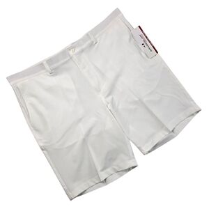 NWT Grand Slam Performance Men's Golf Shorts White Stretch 360 Size 38